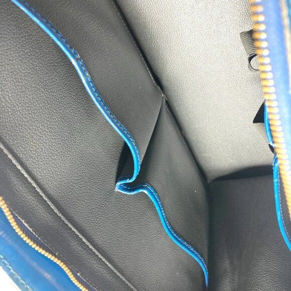 LOUIS VUITTON M48185 Epi Riviera Bag Shoulder Bag Tote Bag Leather Toledo Blue - Picture 8 of 15
